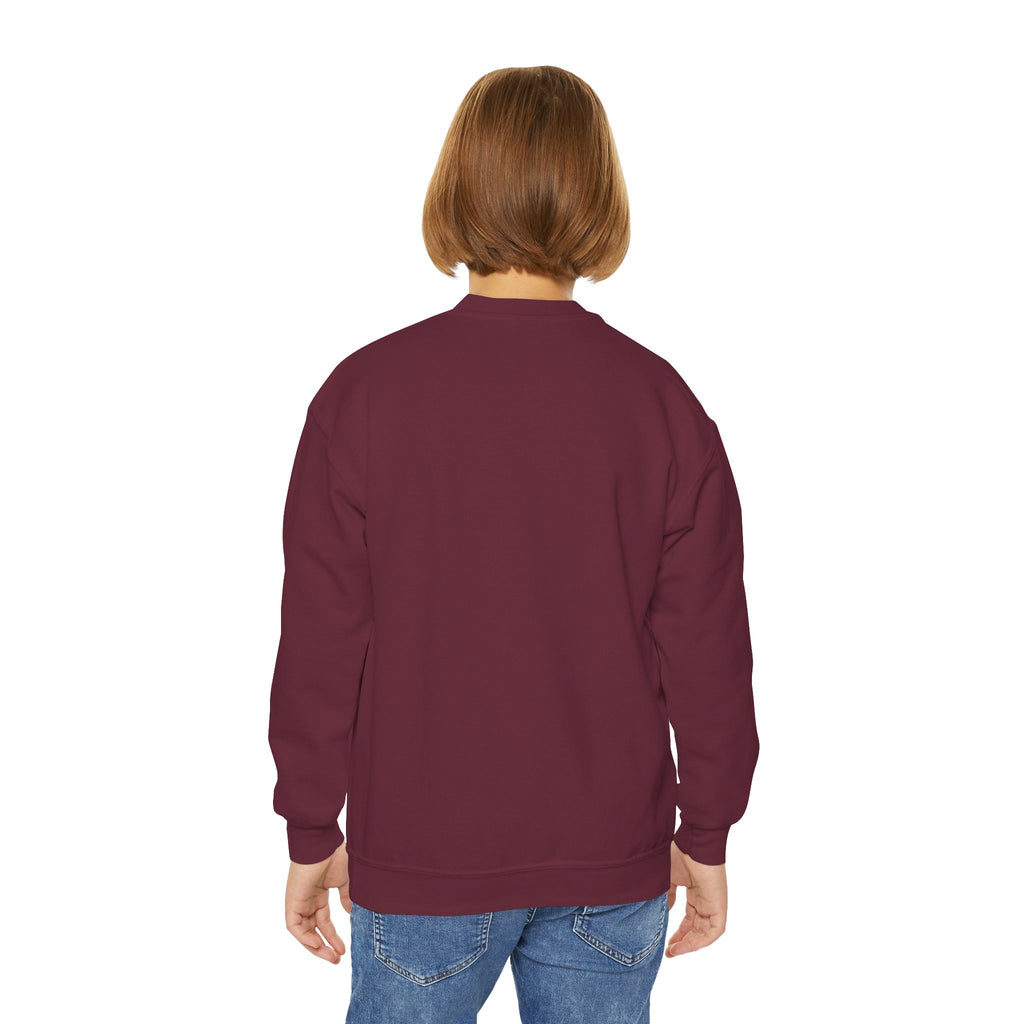 Youth Sweatshirt — Floral Number 8 Crewneck