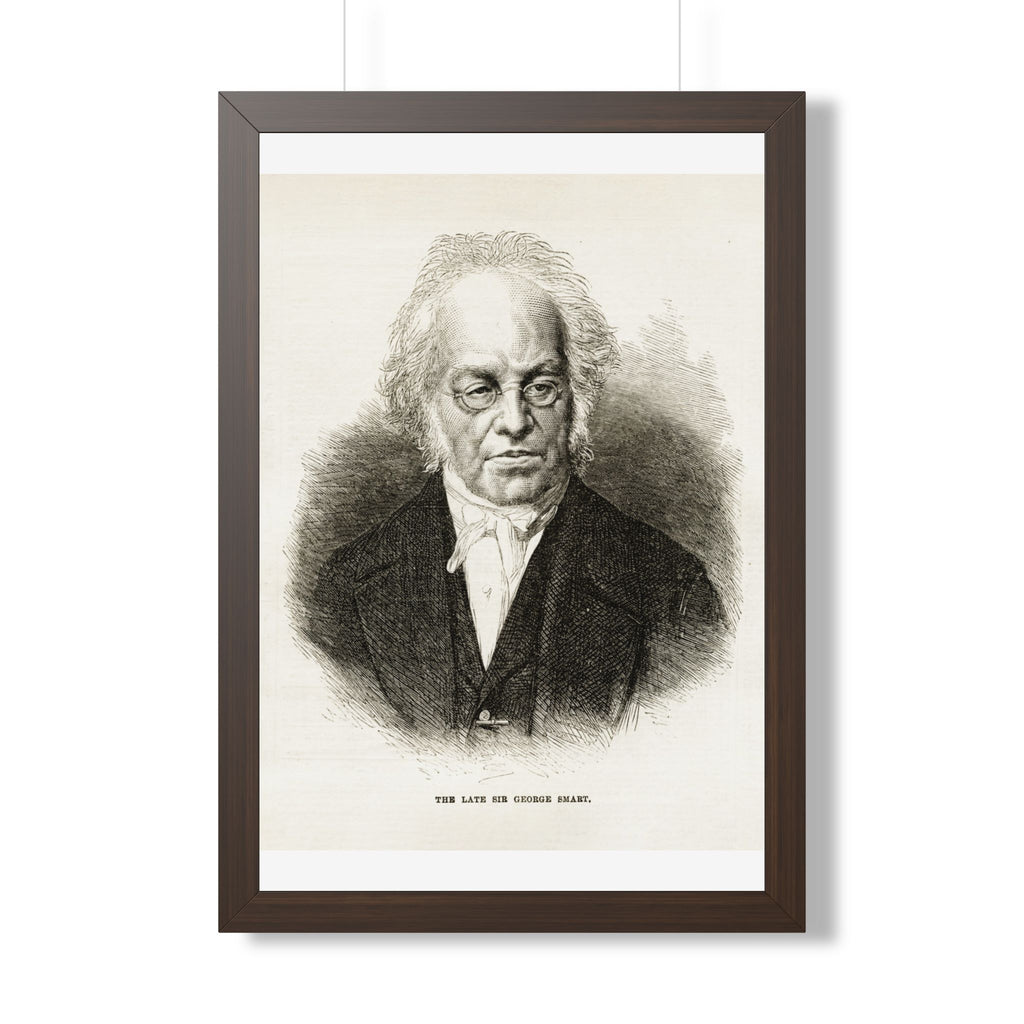 Framed Poster — Vintage Engraved Portrait Wall Art