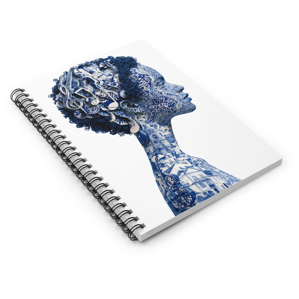 Notebook - Portuguese Azulejo Portrait Designs