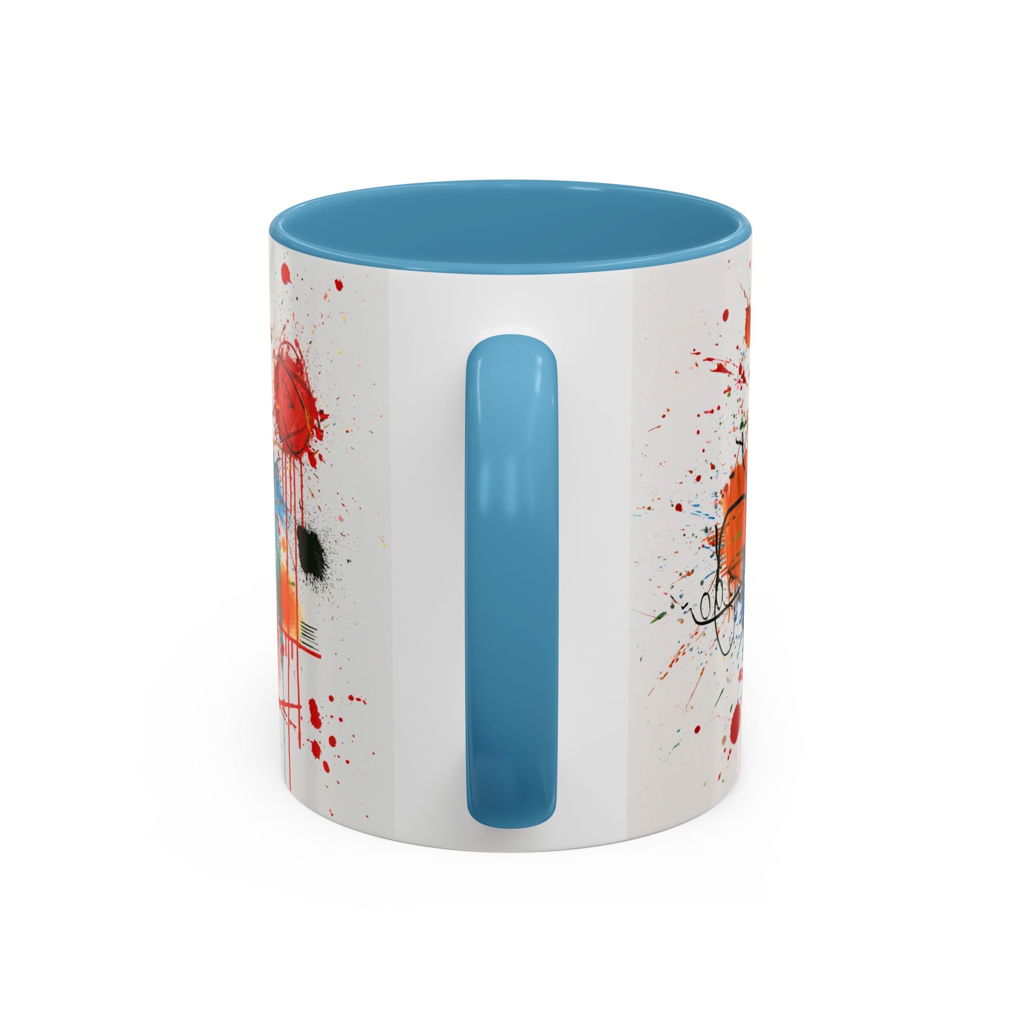 Colorful Abstract Monster Coffee Mug — Vibrant Art Accent Mug (11/15 oz)