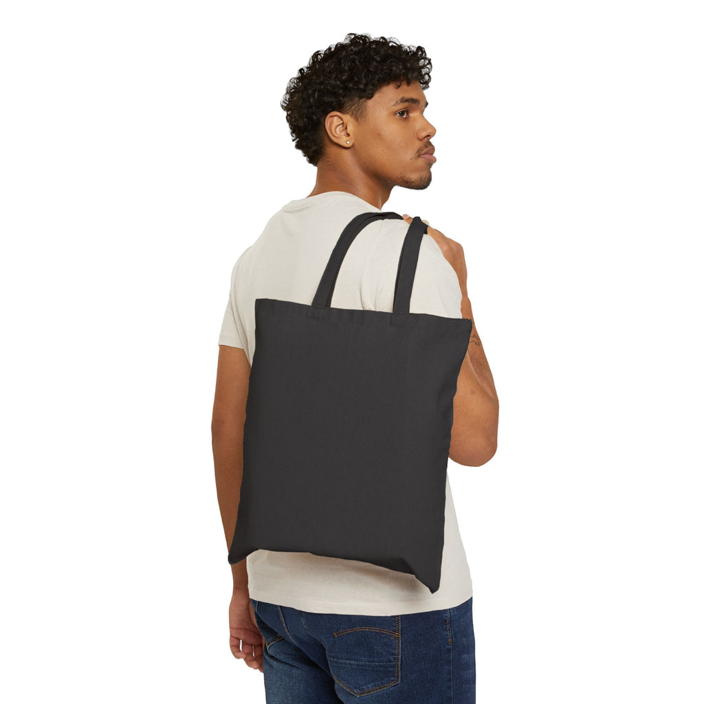 Canvas Tote Bag — Abstract Black Leopard Camouflage Print