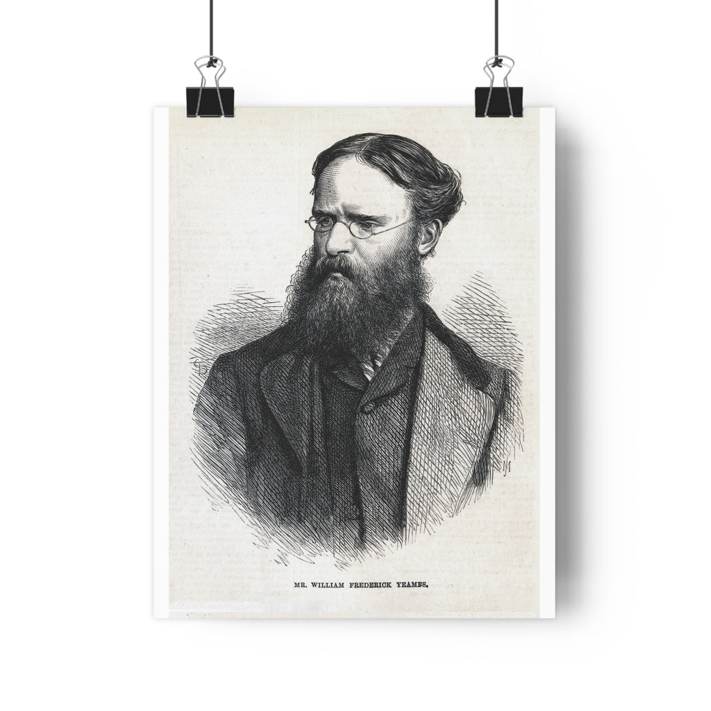 Historical Portrait Poster — William Frederick Yeames Antique Engraving Print