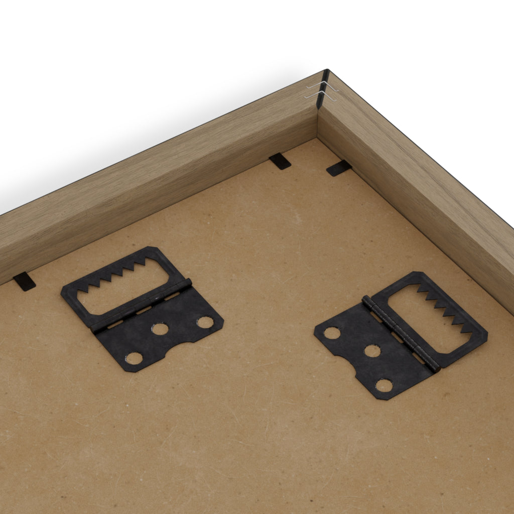 Framed Poster - Abstract Botanical Calla Lily Art with Red & Green Accents