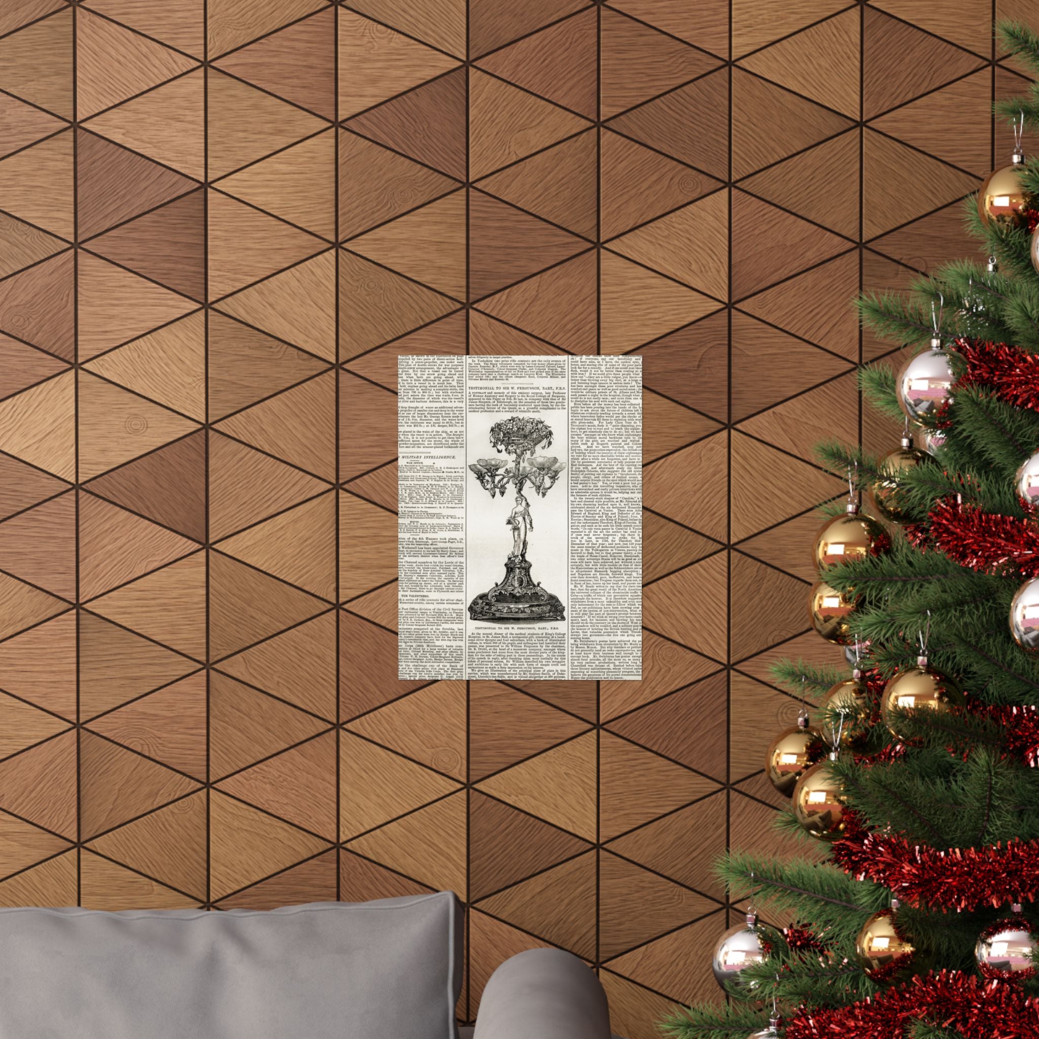 Vintage Botanical Dictionary Poster — Matte Vertical Wall Art