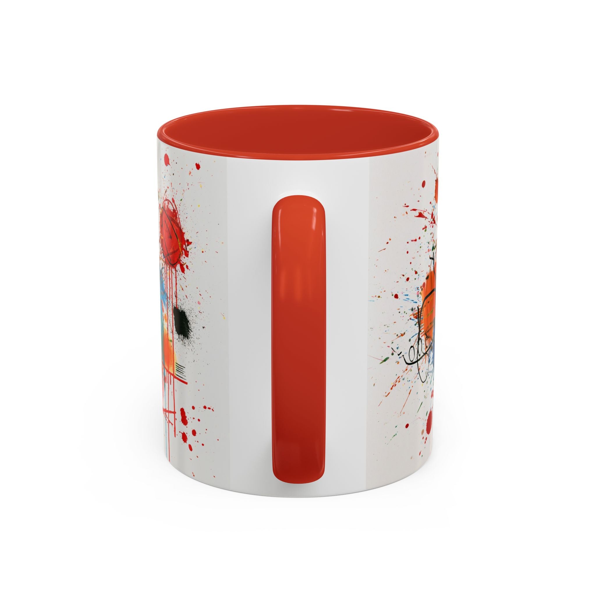 Colorful Abstract Monster Coffee Mug — Vibrant Art Accent Mug (11/15 oz)