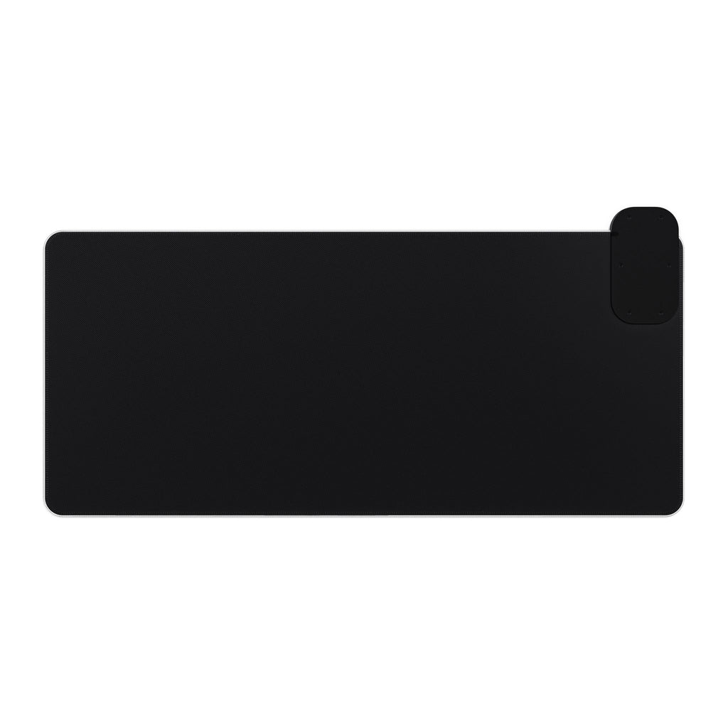 LED RGB Gaming Desk Mat with Wireless Charger — Demon Horde Sunset Design