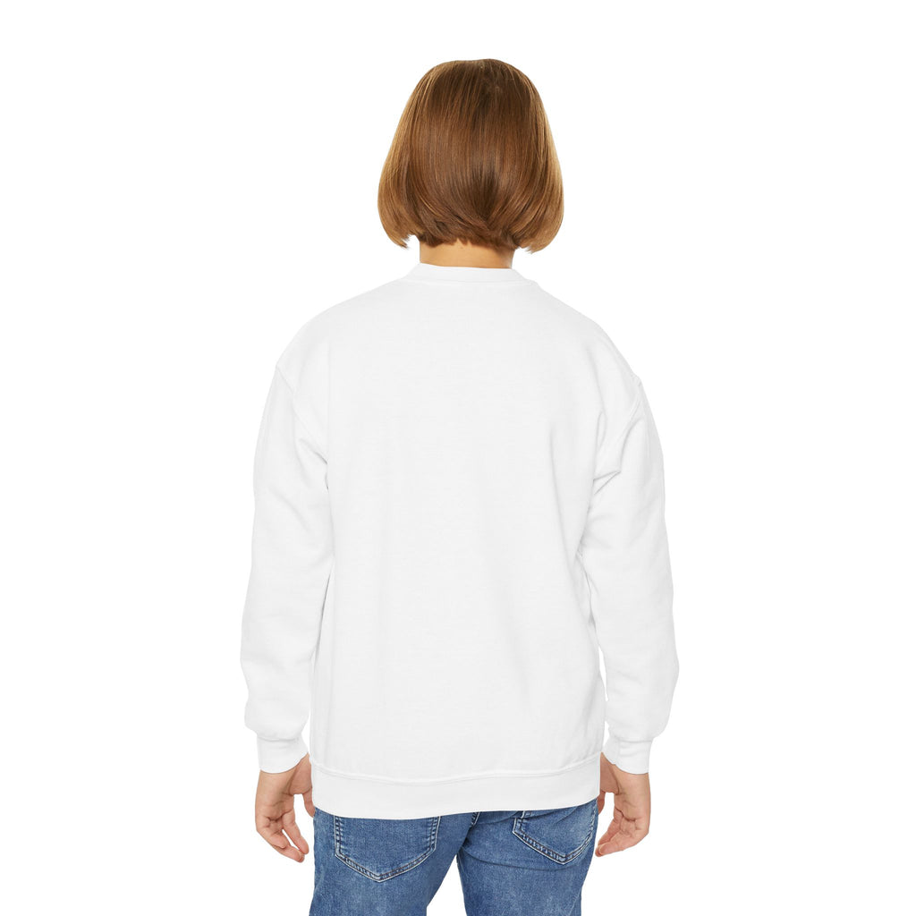 Youth Sweatshirt — Floral Number 8 Crewneck