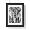 Black & White Calla Lily Framed Poster