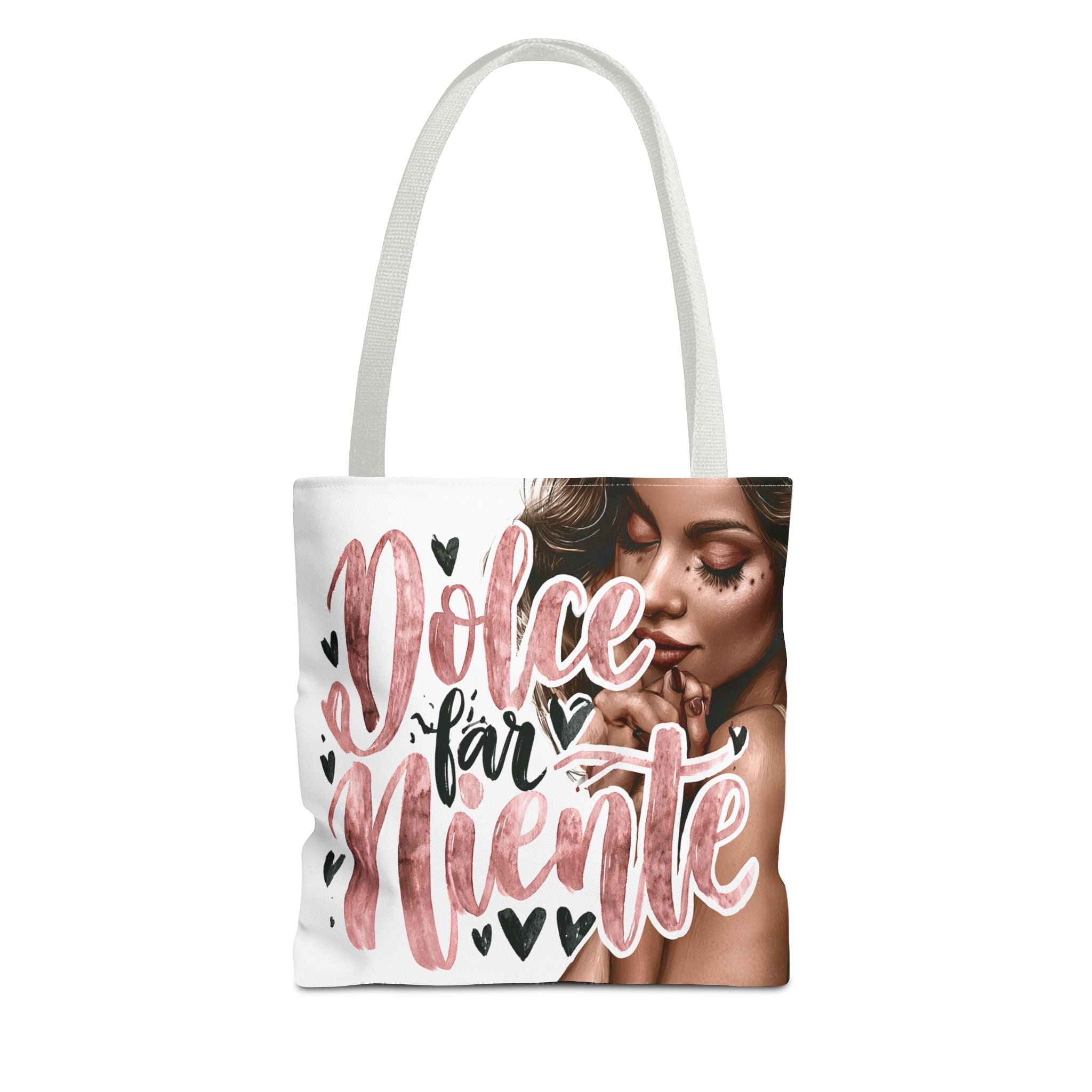 Dolce Far Niente Tote Bag — Italian 'Sweet Doing Nothing' Floral Fashion Tote
