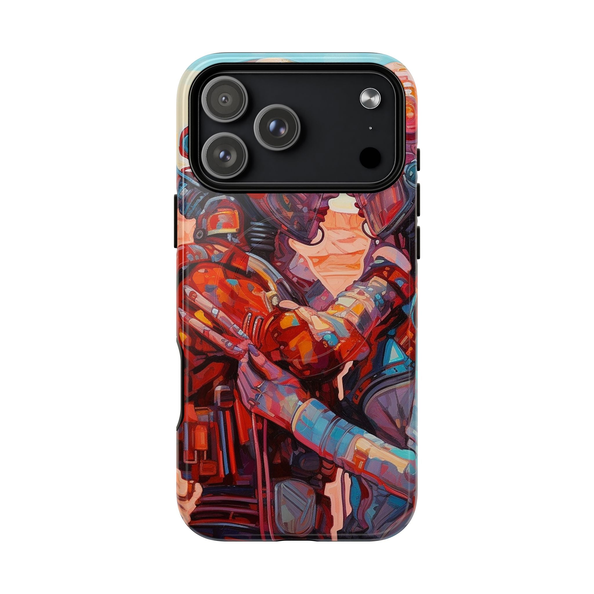 Phone Case — Colorful Futuristic Astronauts Magnetic Tough Case