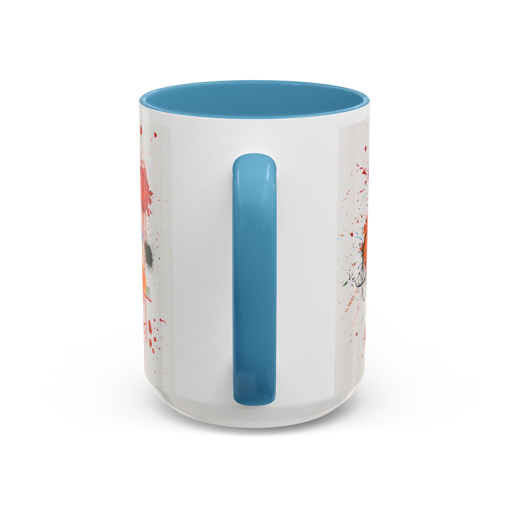 Colorful Abstract Monster Coffee Mug — Vibrant Art Accent Mug (11/15 oz)