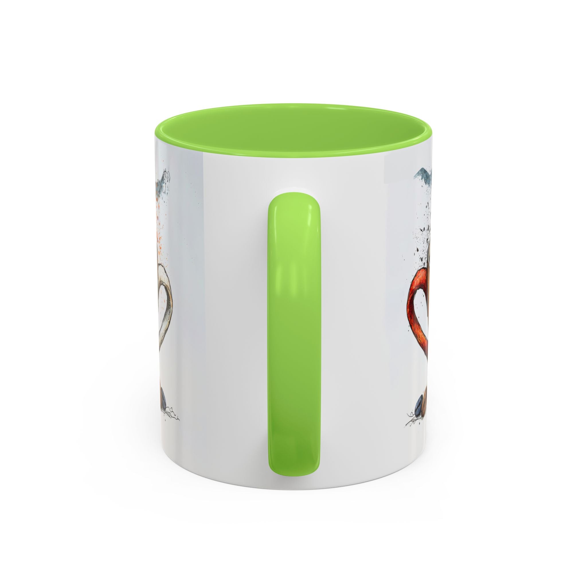 But First Coffee Ceramic Mug — Colorful Watercolor Coffee Cups (11oz & 15oz)