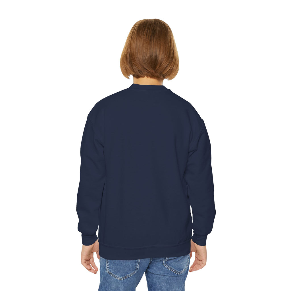 Youth Sweatshirt — Floral Number 8 Crewneck