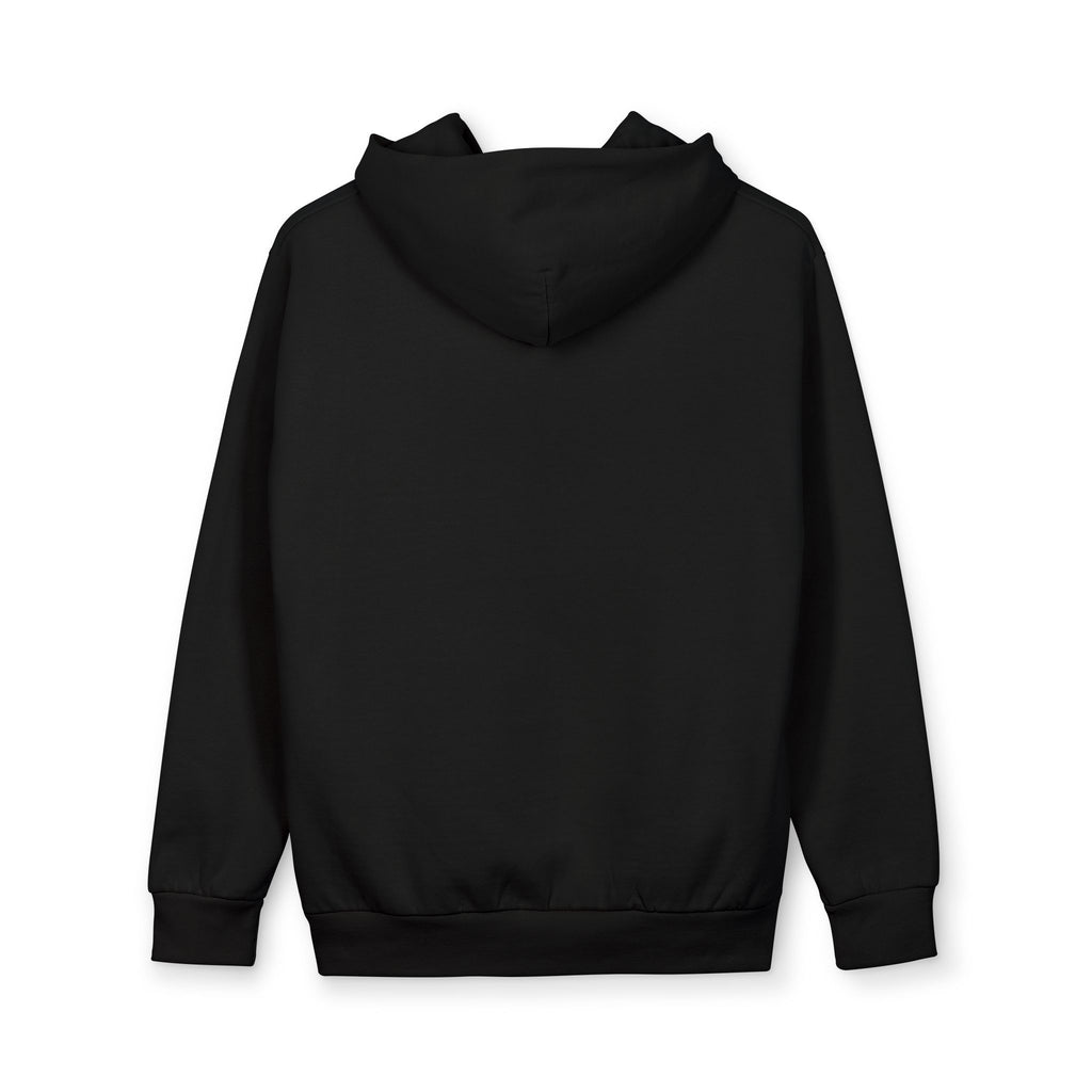 Spiral Pixel Art Hoodie — Monochrome Swirl Graphic Pullover