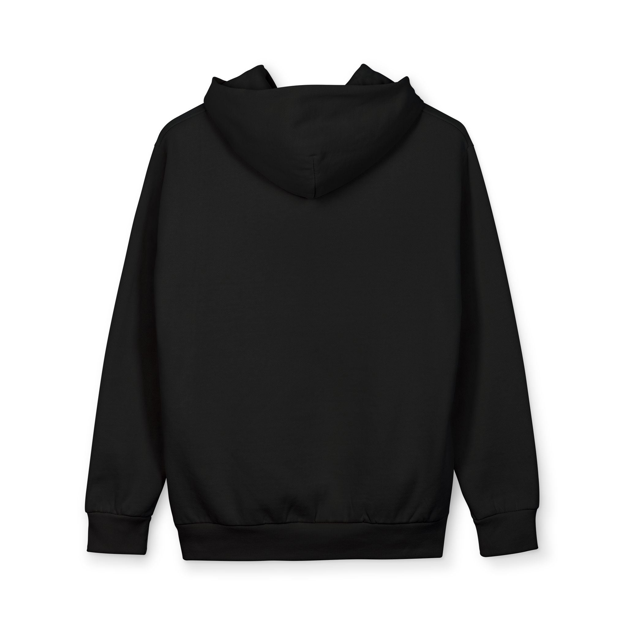 Spiral Pixel Art Hoodie — Monochrome Swirl Graphic Pullover