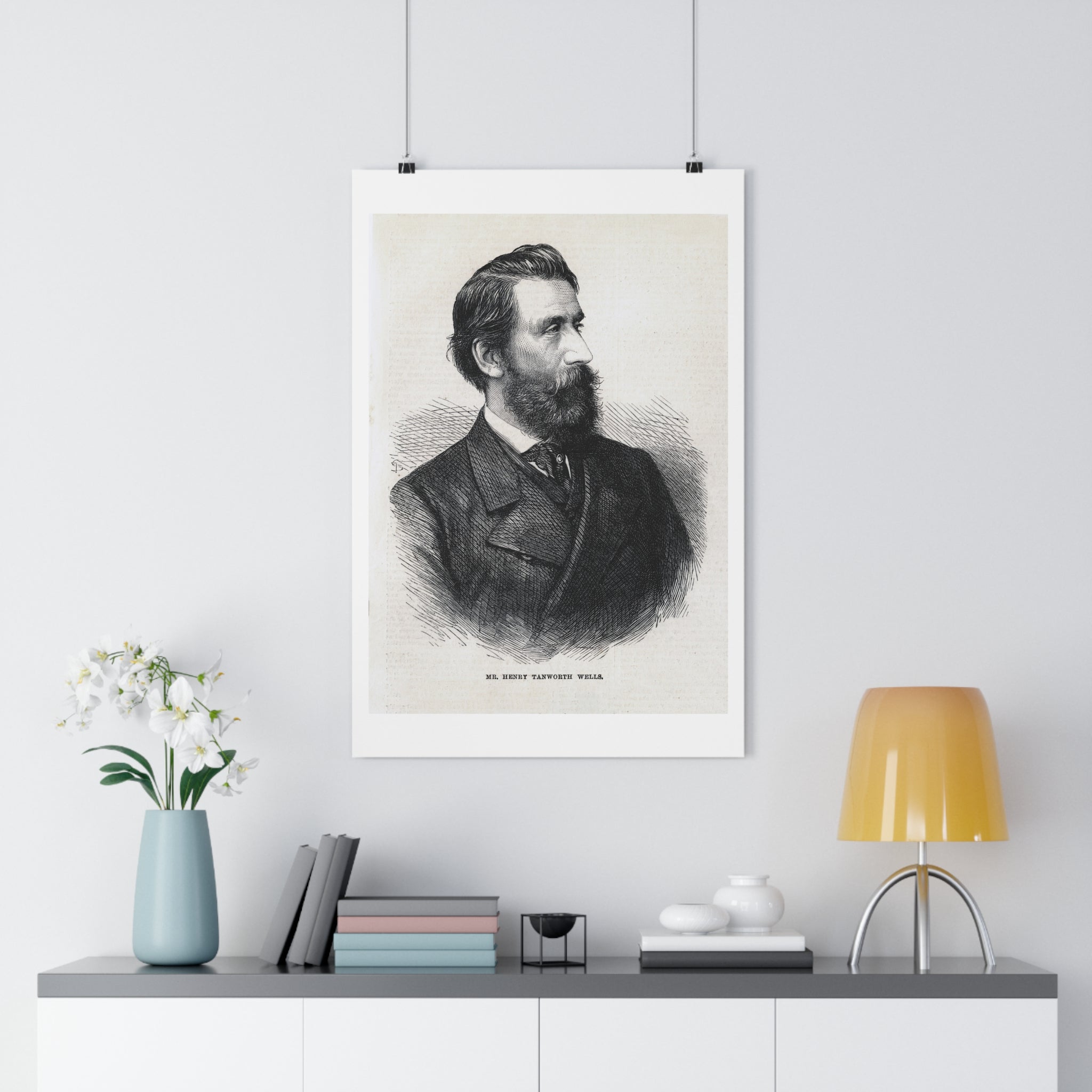 Historical Portrait Poster — Vintage 19th-Century Gentleman Print
