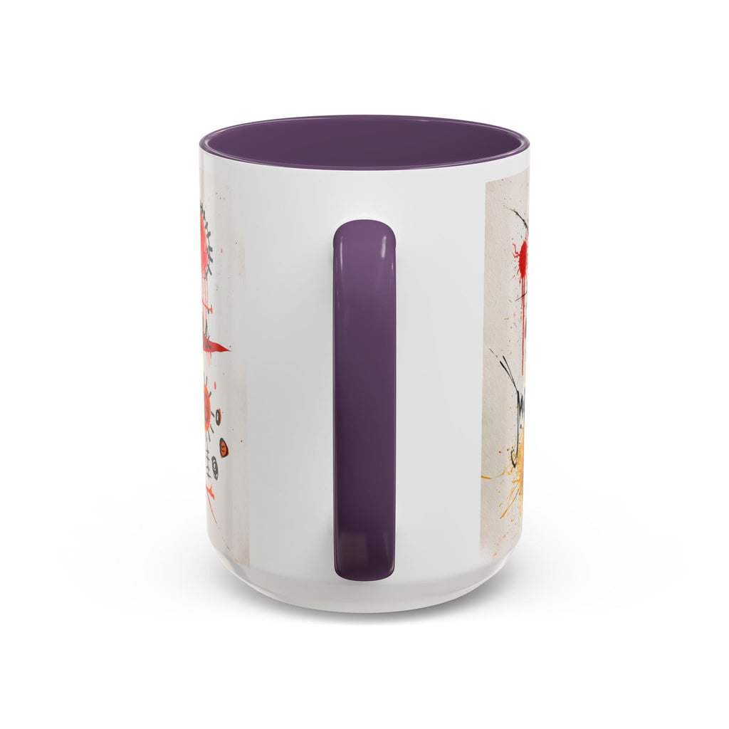 Abstract Monster Art Coffee Mug — Colorful Graffiti-Style Accent Mug (11/15oz)