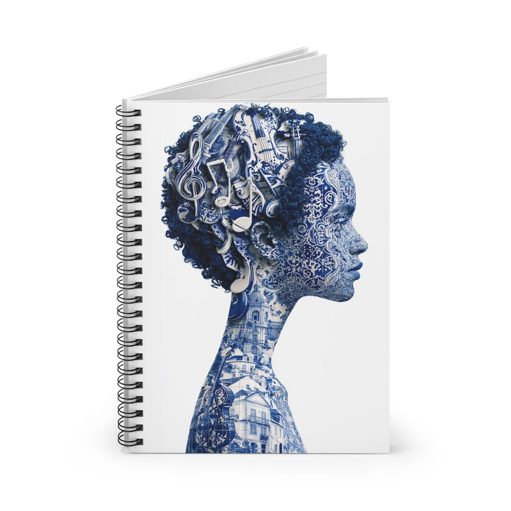 Notebook - Portuguese Azulejo Portrait Designs