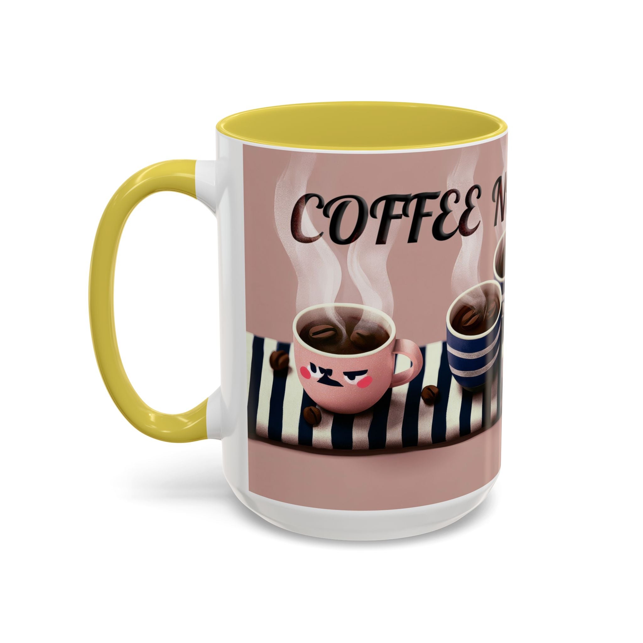 Coffee Now, Talk Later Mug — Cute Kawaii Coffee Cups (11oz, 15oz)