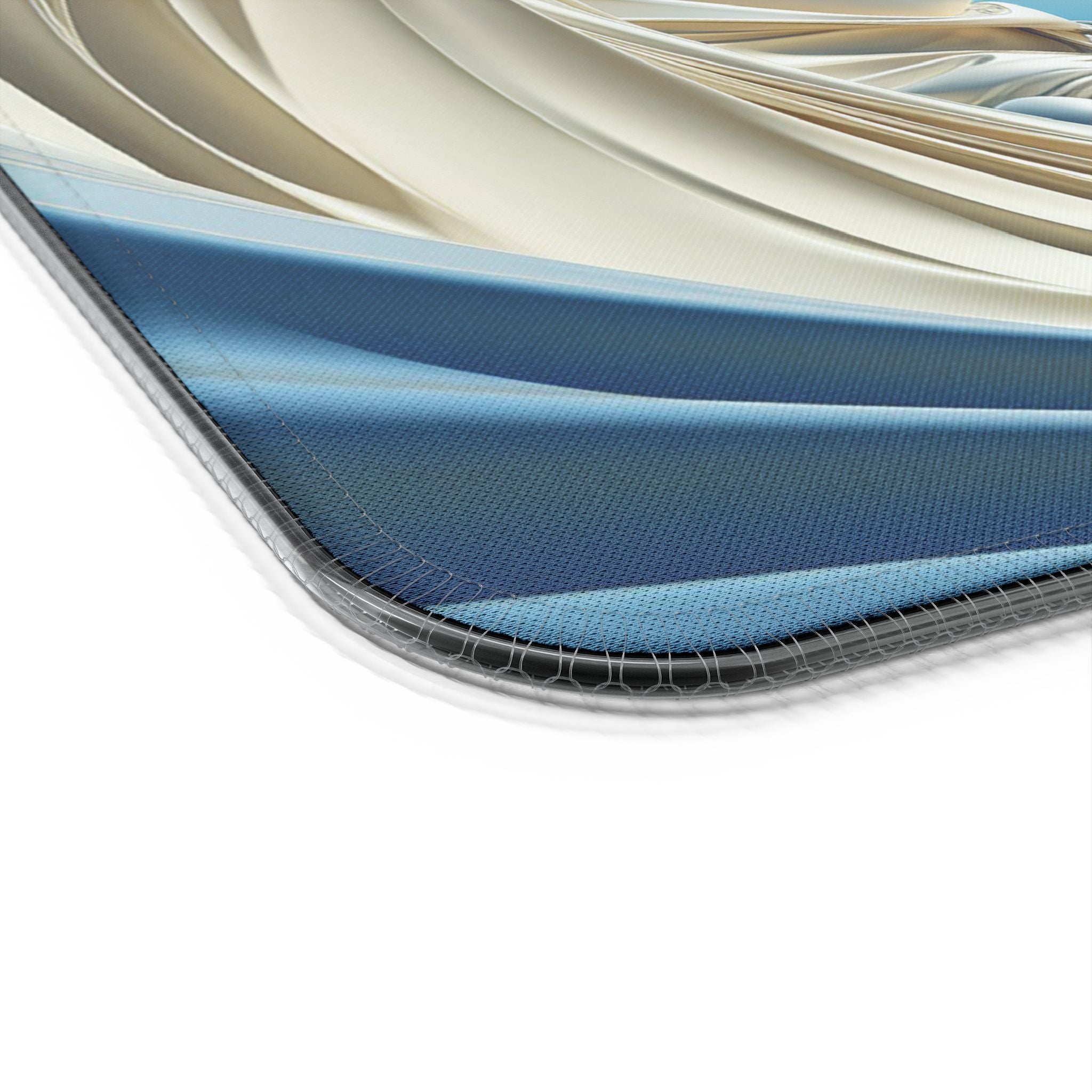 LED Wireless Charging Gaming Mouse Pad — Surreal Desert Fantasy Design