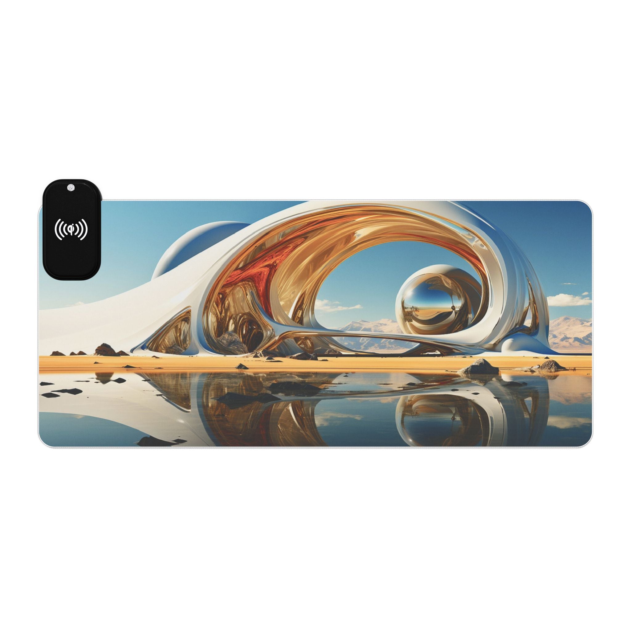 LED RGB Wireless Charging Gaming Mouse Pad — Extra Large Desk Mat