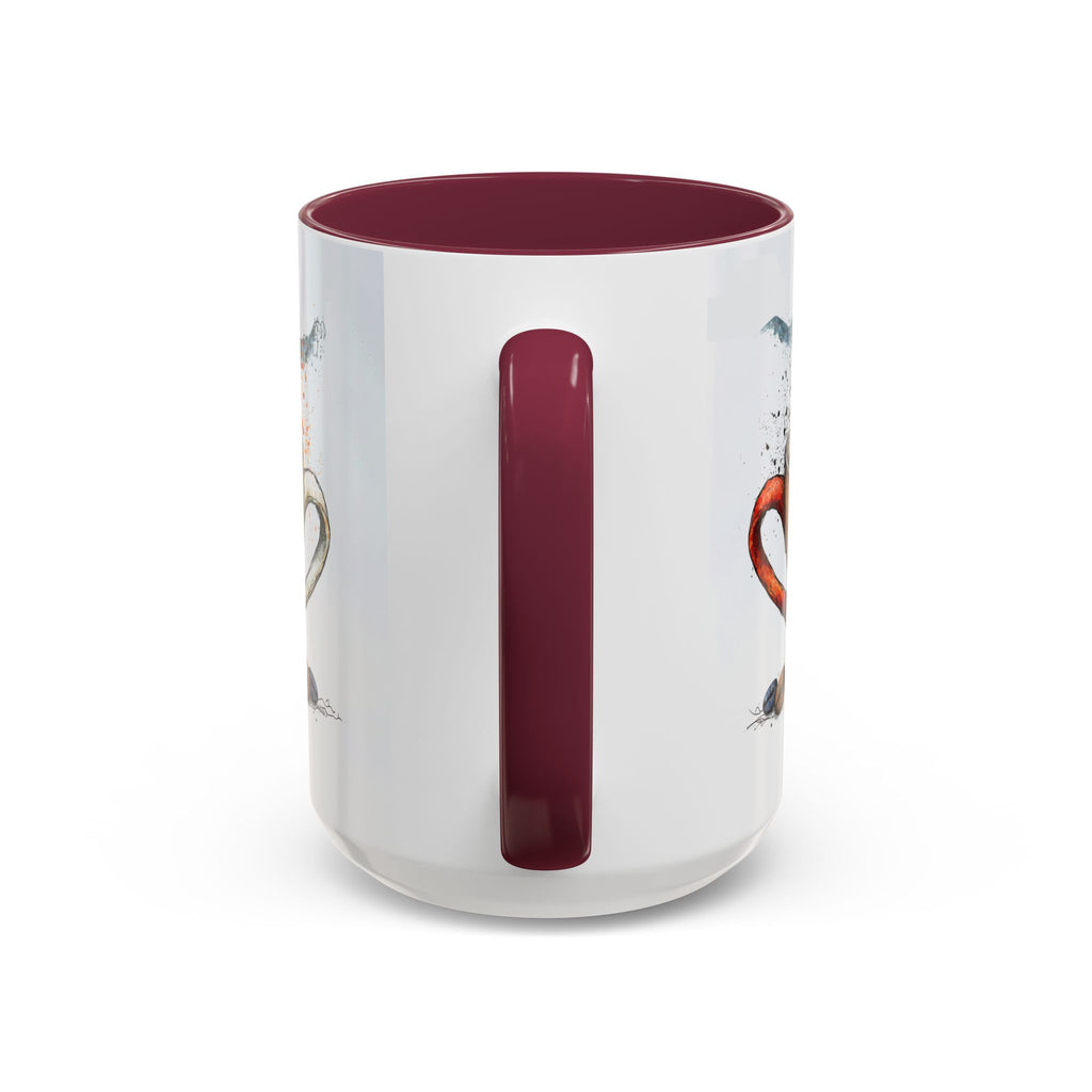 But First Coffee Ceramic Mug — Colorful Watercolor Coffee Cups (11oz & 15oz)