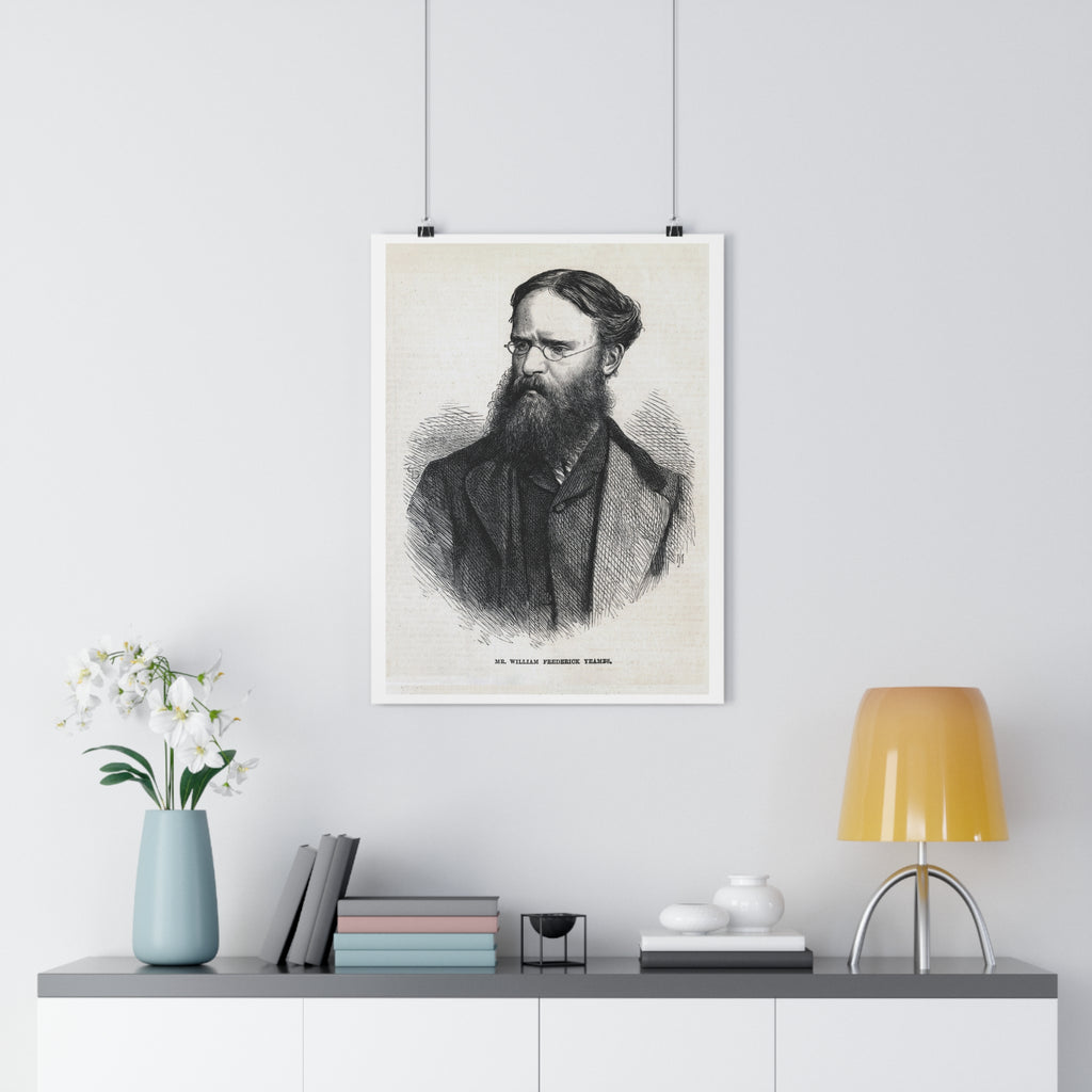 Historical Portrait Poster — William Frederick Yeames Antique Engraving Print