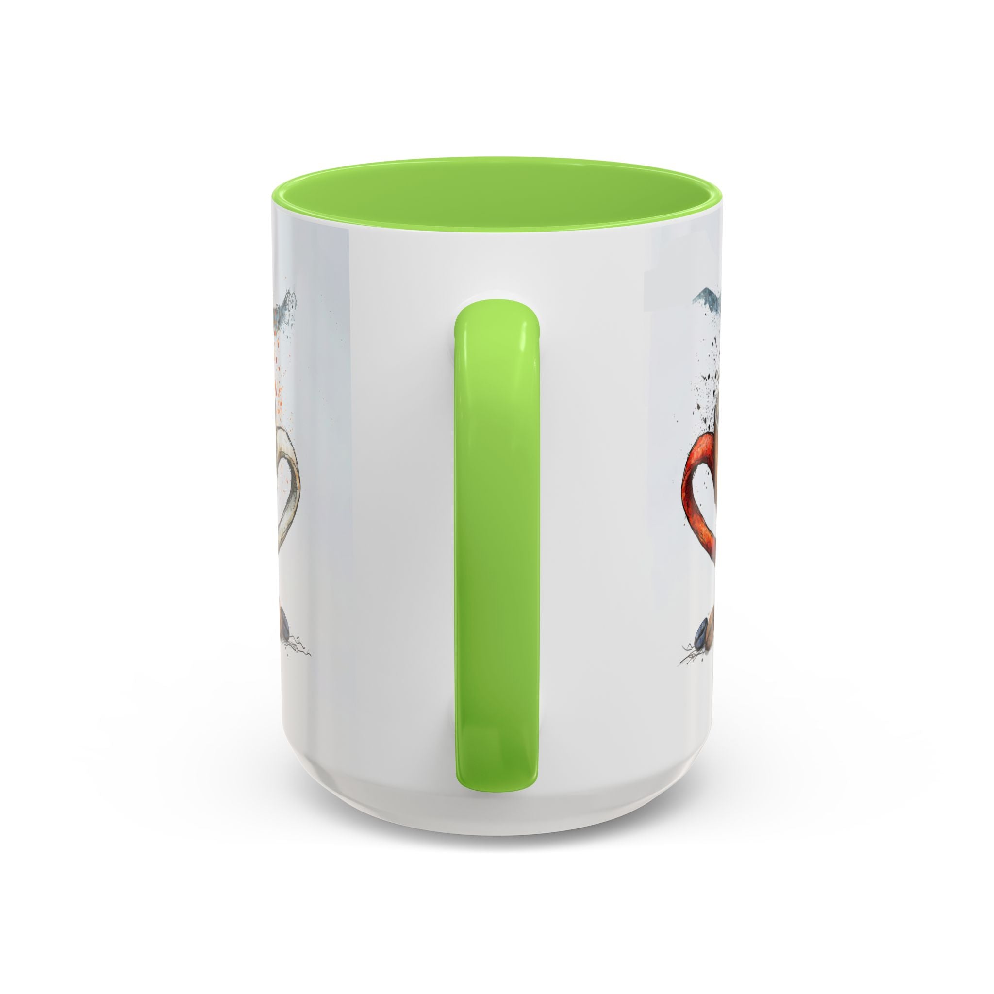 But First Coffee Ceramic Mug — Colorful Watercolor Coffee Cups (11oz & 15oz)