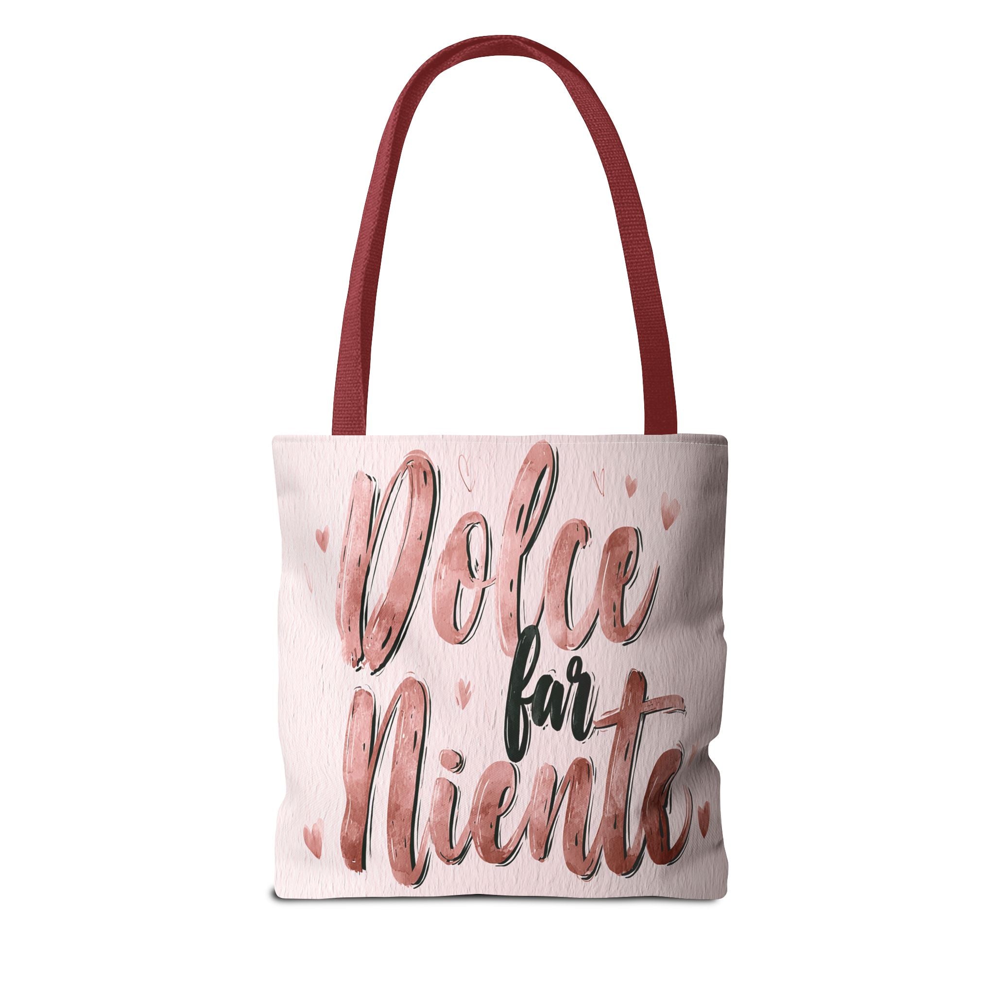 Dolce Far Niente Tote Bag — Italian 'Sweet Doing Nothing' Floral Fashion Tote