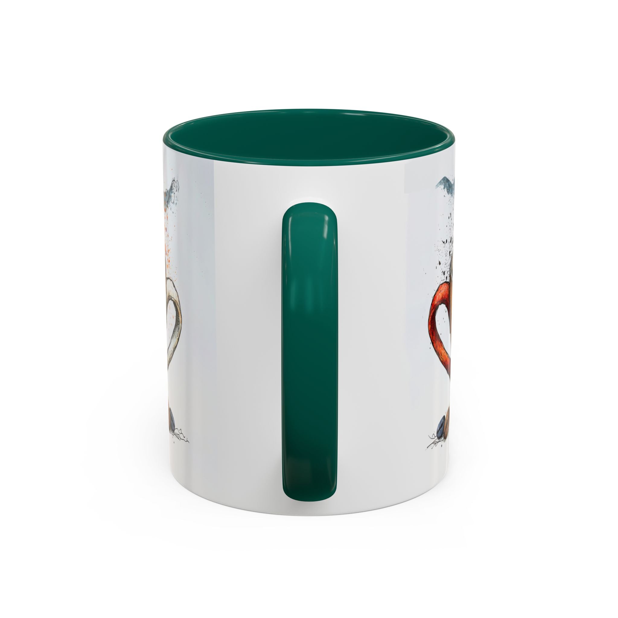 But First Coffee Ceramic Mug — Colorful Watercolor Coffee Cups (11oz & 15oz)