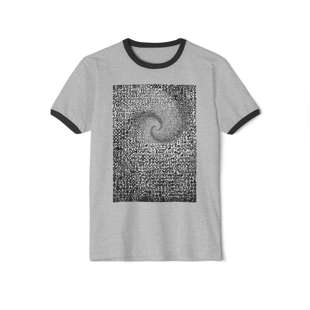 Spiral Galaxy Graphic Ringer T-Shirt