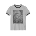Spiral Galaxy Graphic Ringer T-Shirt