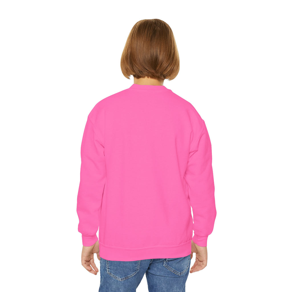 Youth Sweatshirt — Floral Number 8 Crewneck