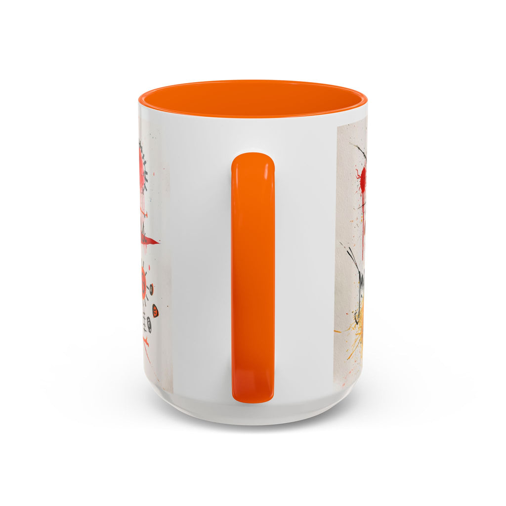 Abstract Monster Art Coffee Mug — Colorful Graffiti-Style Accent Mug (11/15oz)