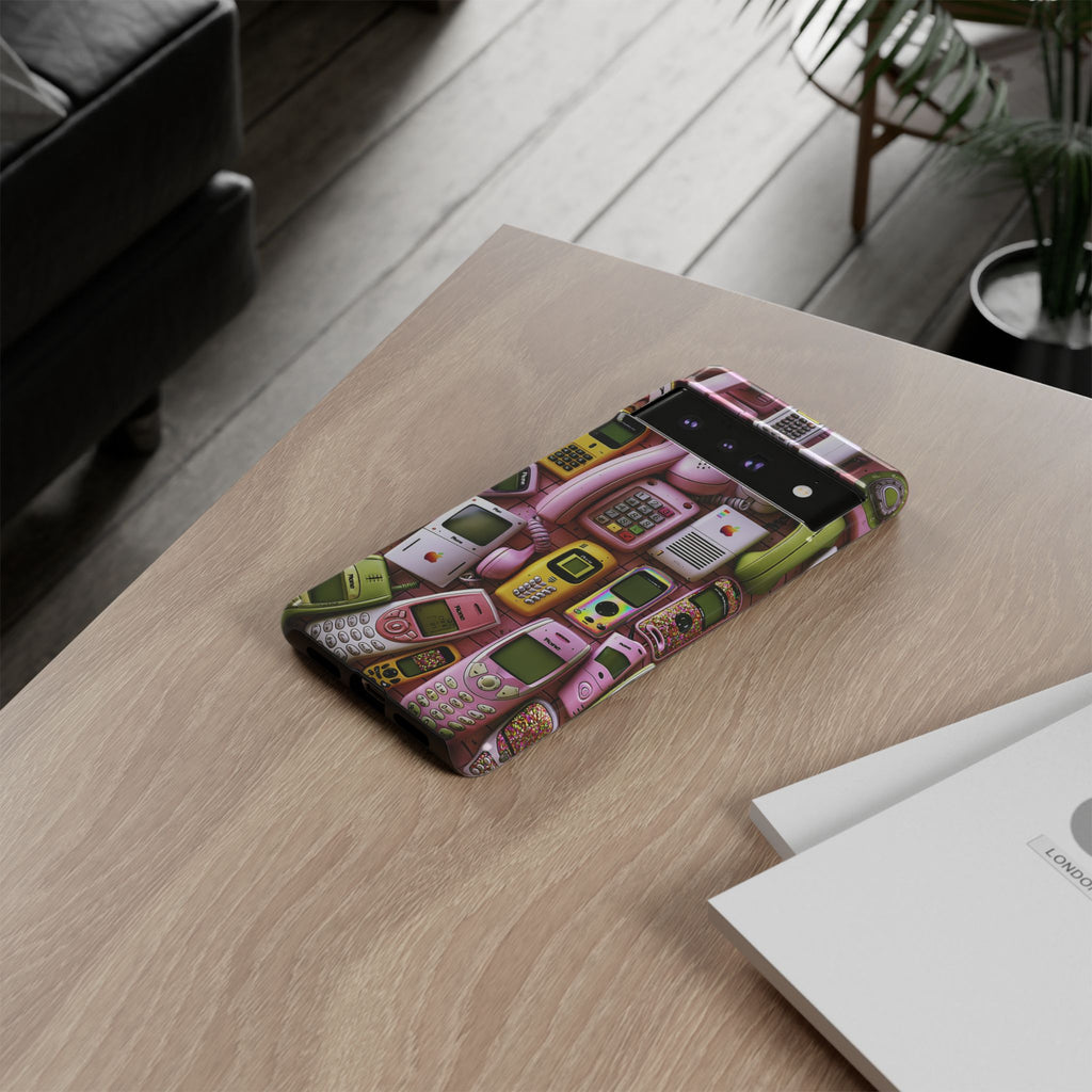 Phone Case — Surreal VR Cityscape Illustration