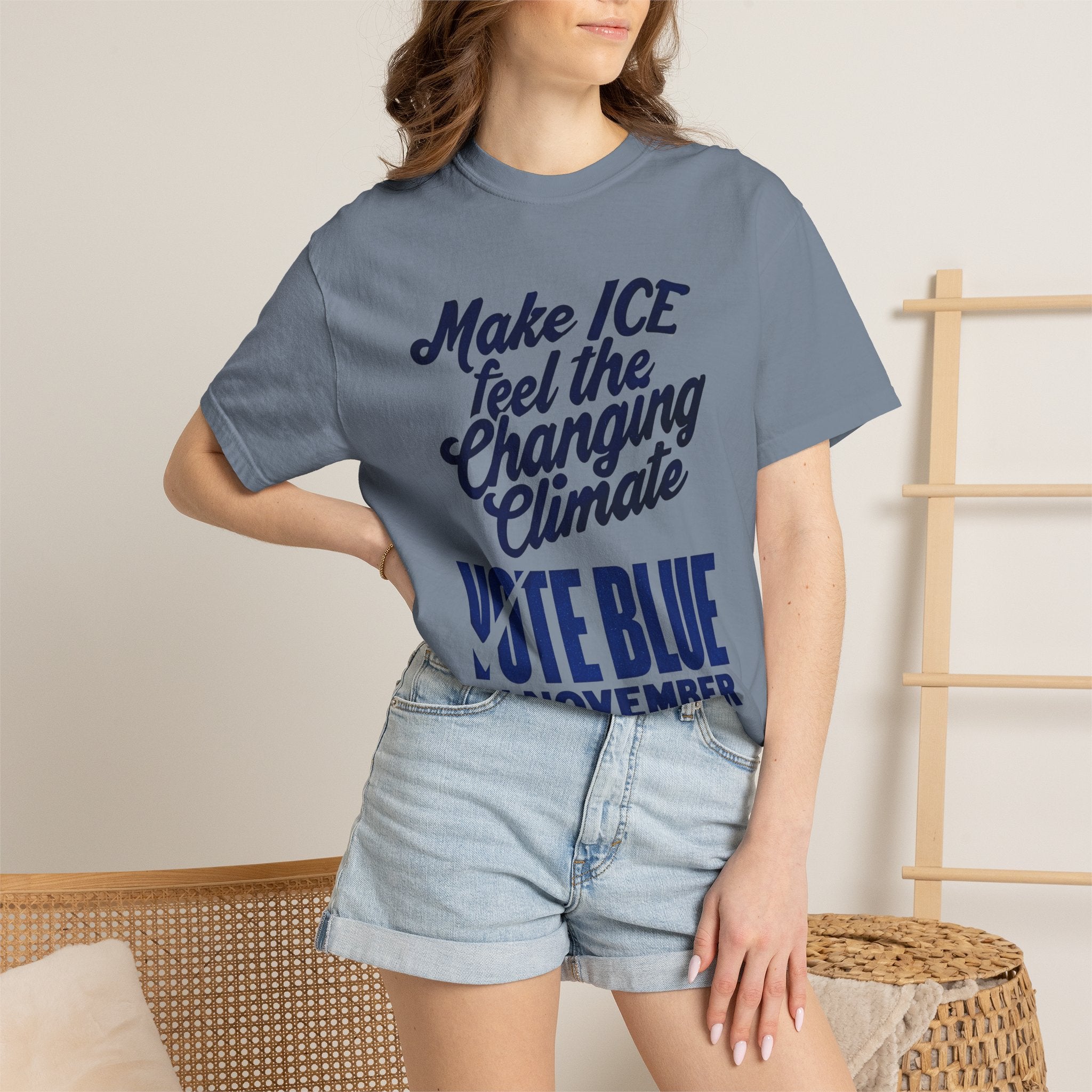 Make ICE Feel the Changing Climate - Vote Blue T-Shirt