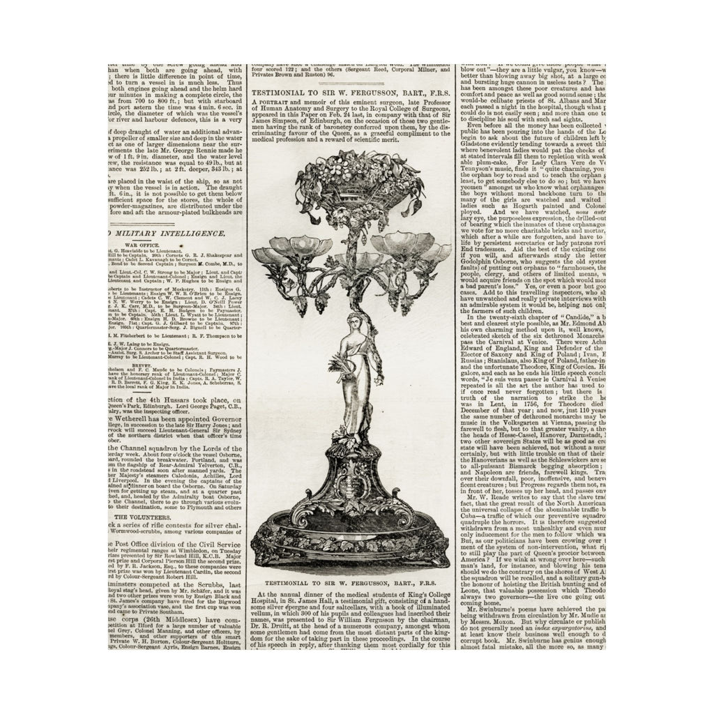 Vintage Botanical Dictionary Poster — Matte Vertical Wall Art