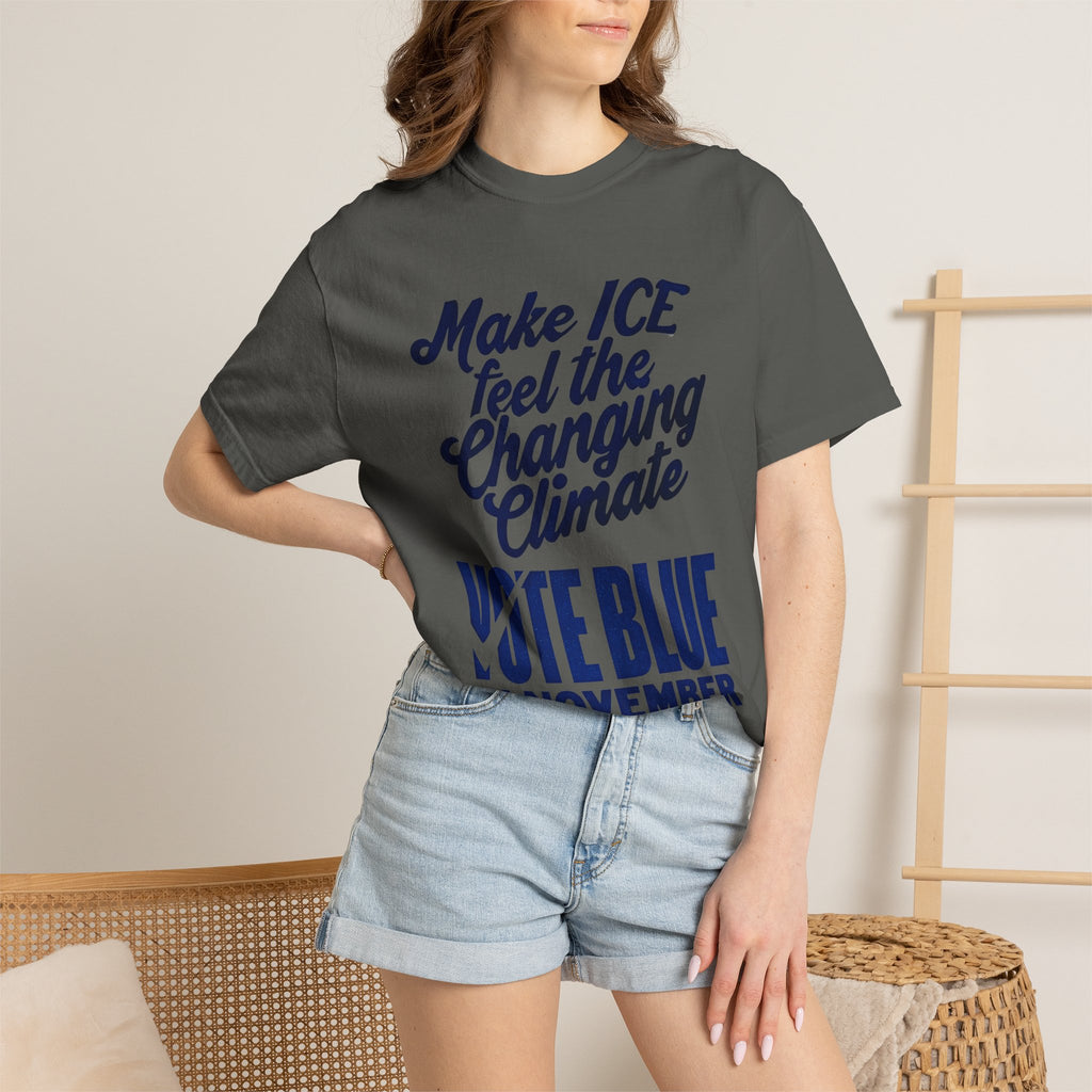Make ICE Feel the Changing Climate - Vote Blue T-Shirt