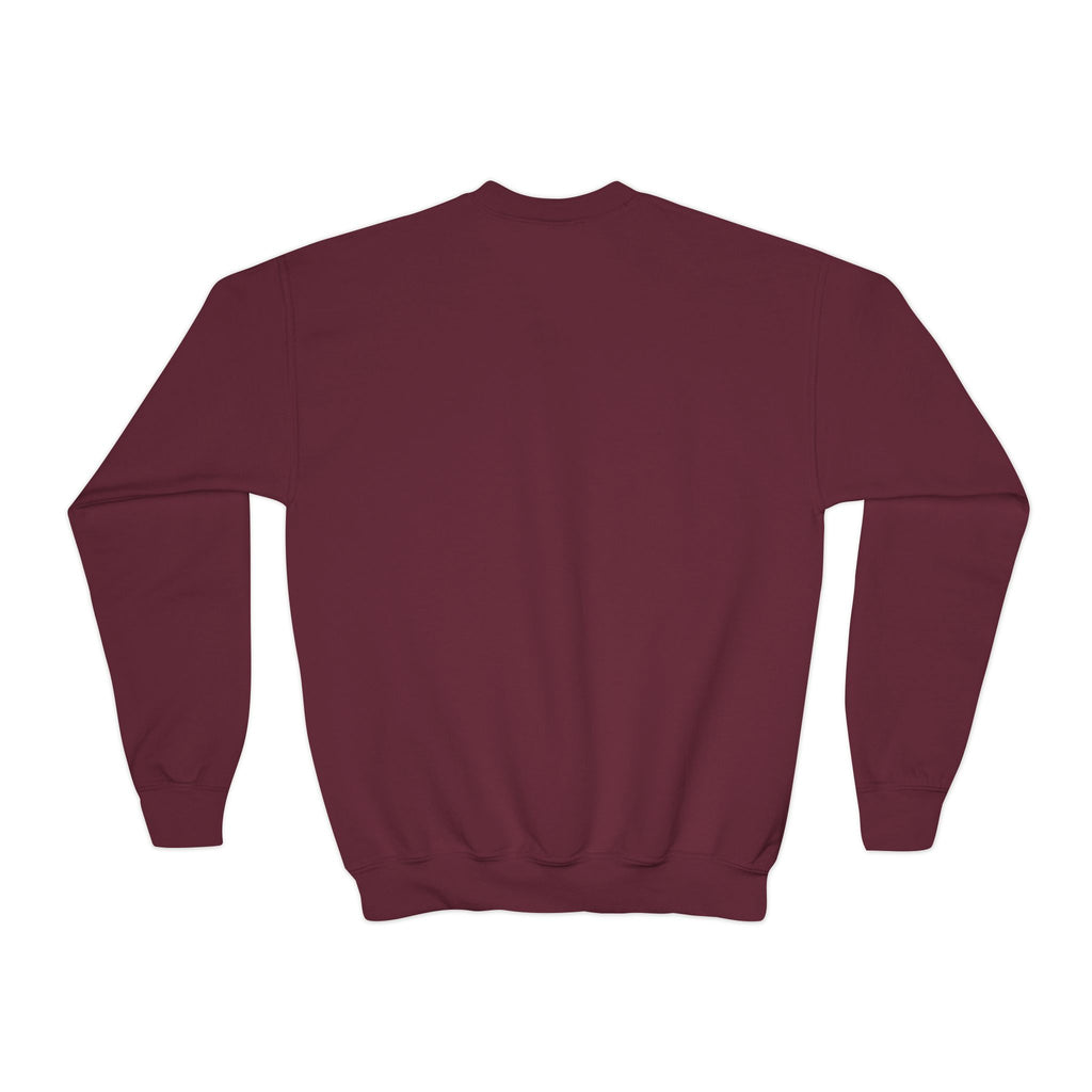 Youth Sweatshirt — Floral Number 8 Crewneck
