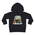 Toddler Hoodie — Cute Reading Monster Graphic Pullover