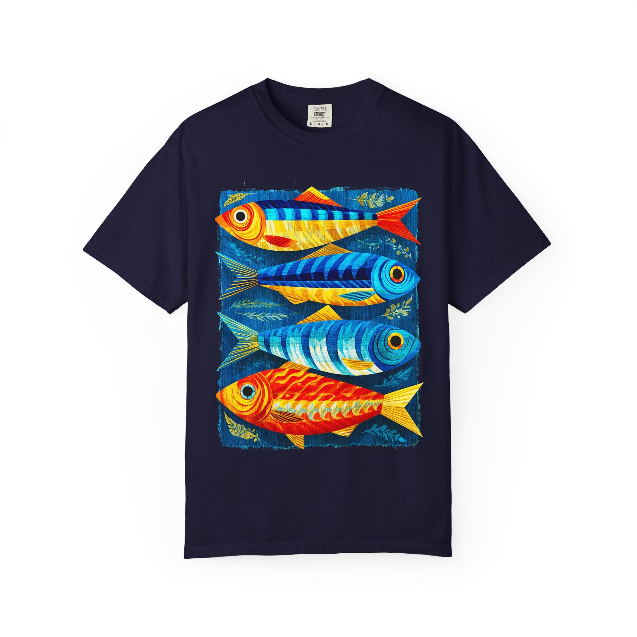 T-Shirt — Colorful Tropical Fish Graphic Tee