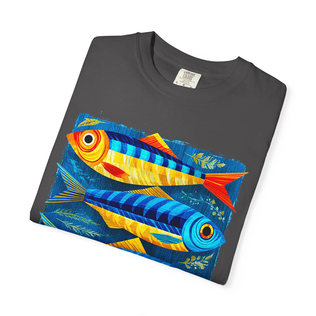 T-Shirt — Colorful Tropical Fish Graphic Tee