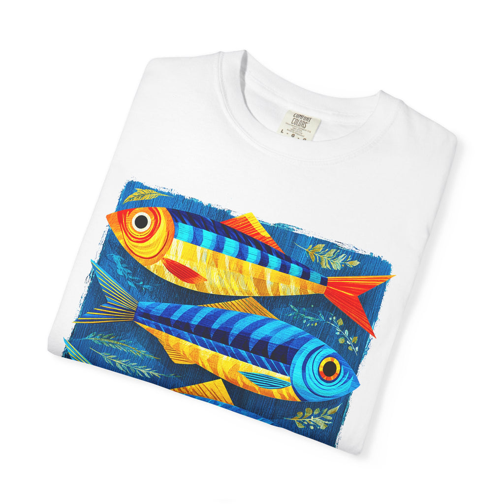 T-Shirt — Colorful Tropical Fish Graphic Tee