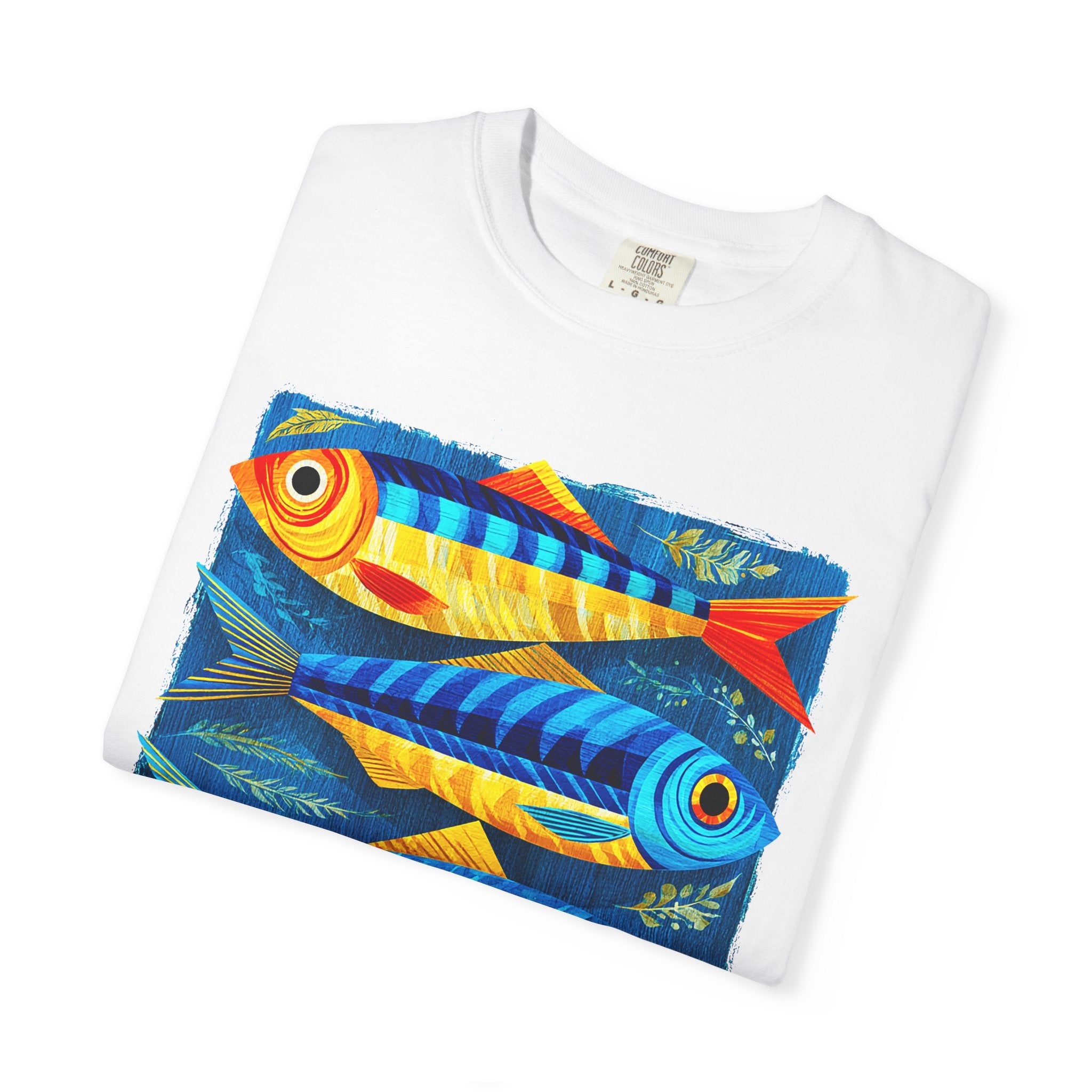 T-Shirt — Colorful Tropical Fish Graphic Tee