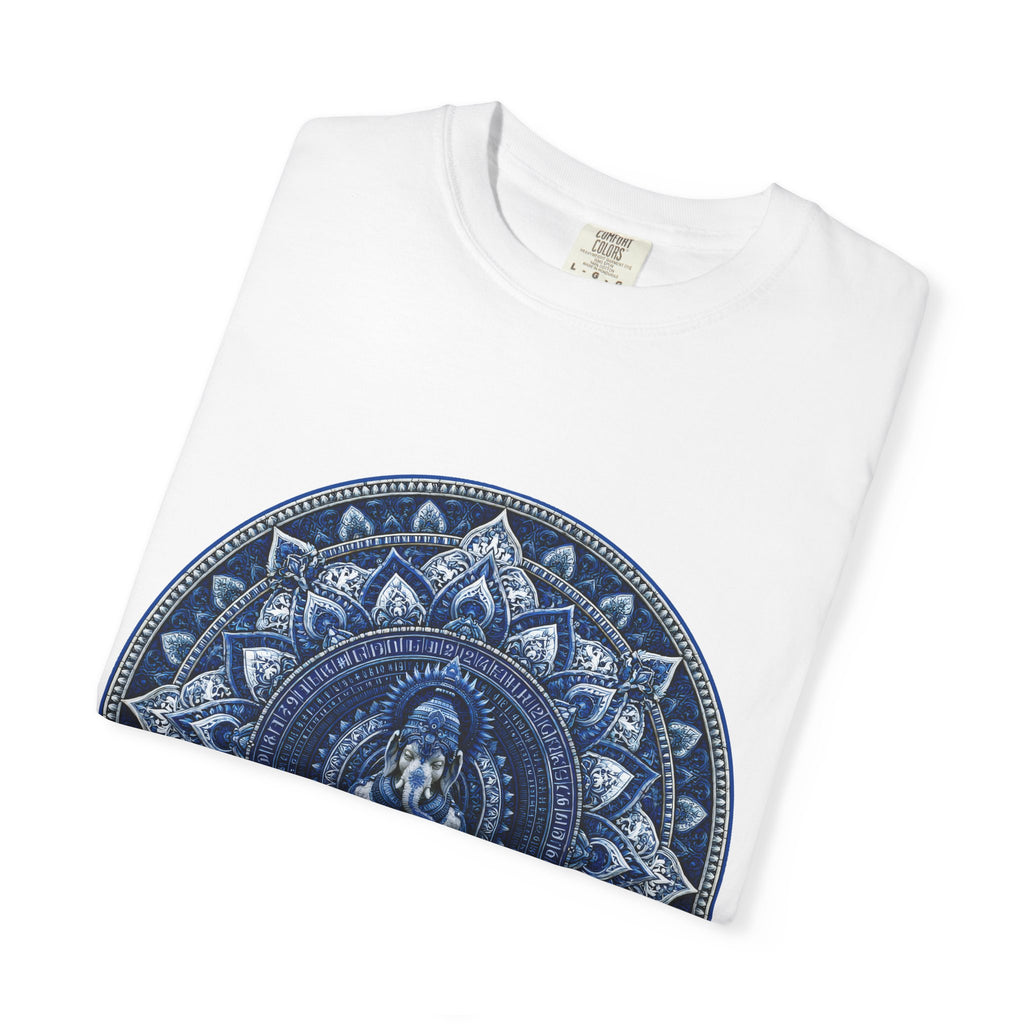 Lotus Mandala T-Shirt — Blue Ganesh Yoga Tee