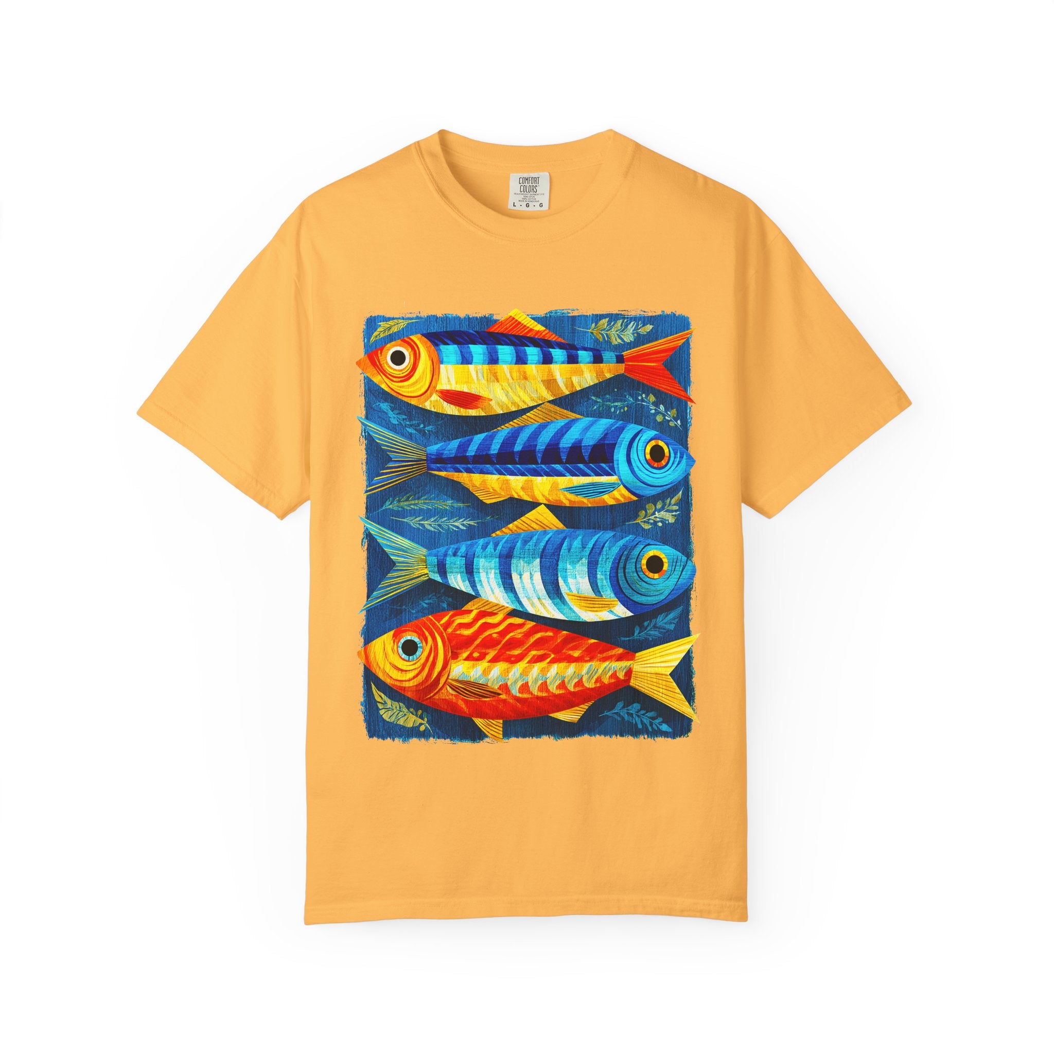 T-Shirt — Colorful Tropical Fish Graphic Tee