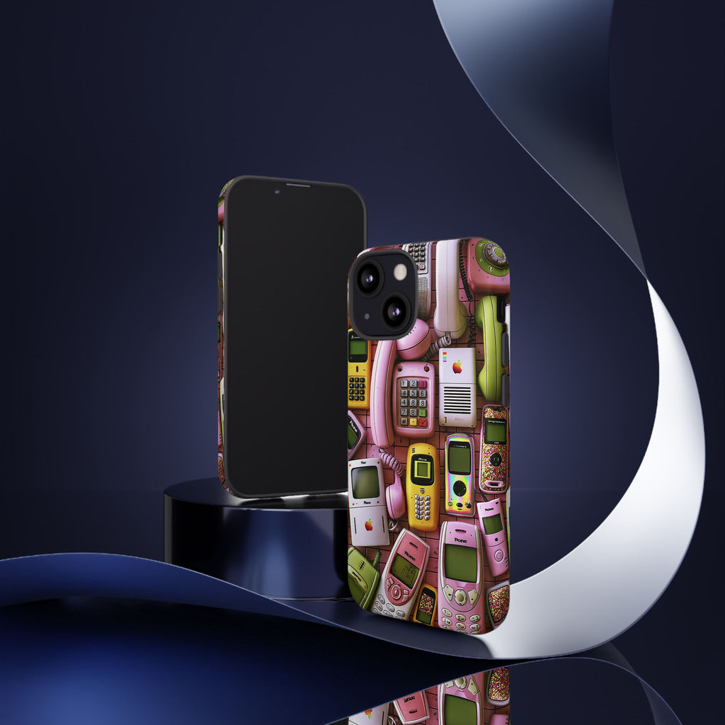 Phone Case — Surreal VR Cityscape Illustration