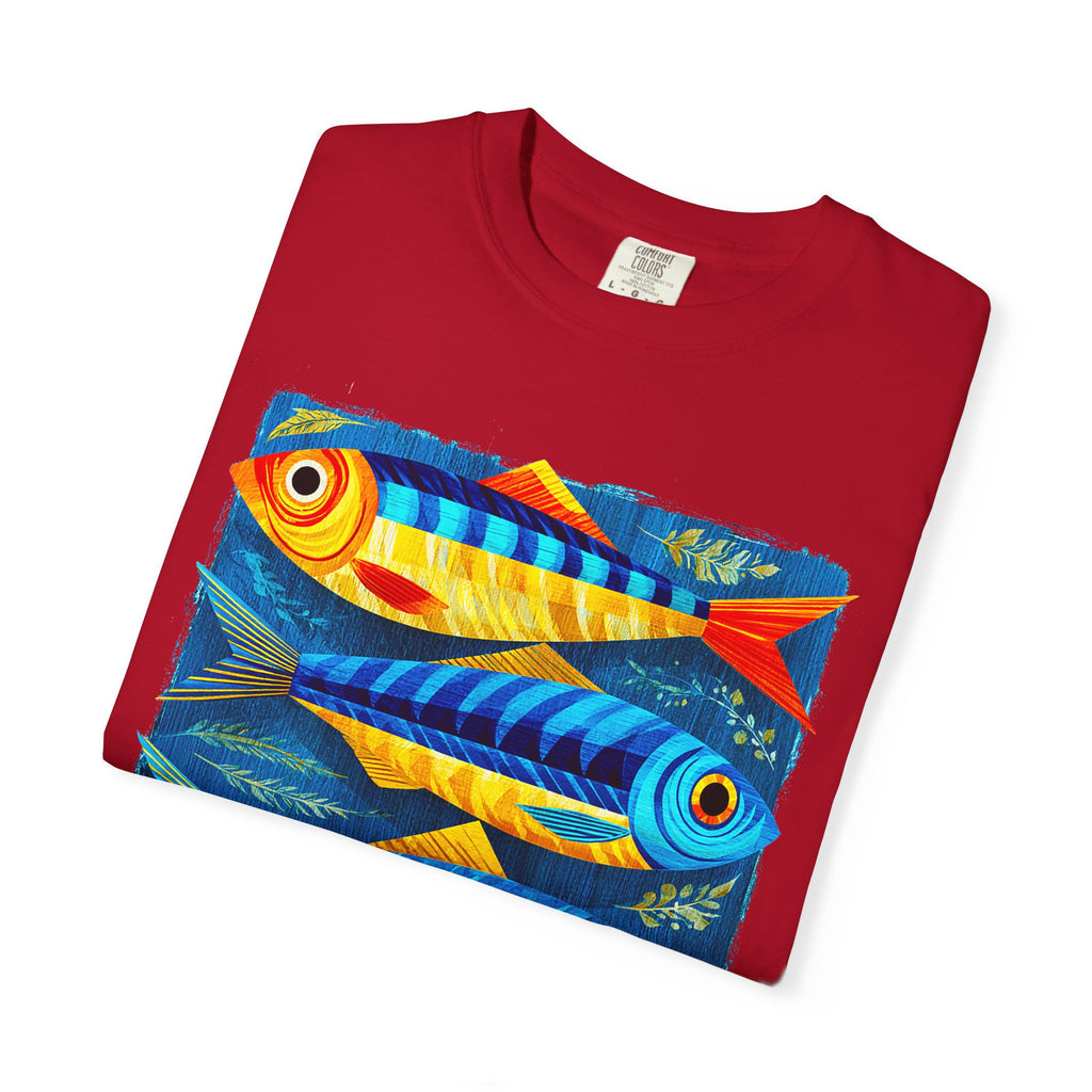 T-Shirt — Colorful Tropical Fish Graphic Tee