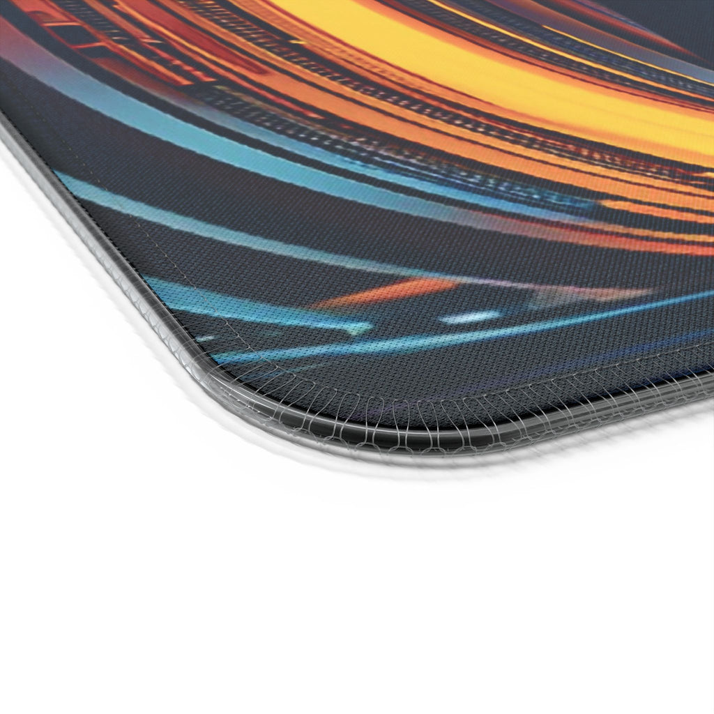 LED Wireless Charging Gaming Mouse Pad — Futuristic Neon Desk Mat