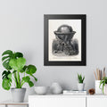 Antique Globe Illustration Framed Poster